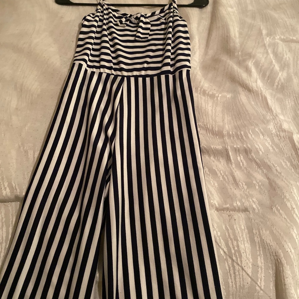 Nice striped cute casual jumpsuit